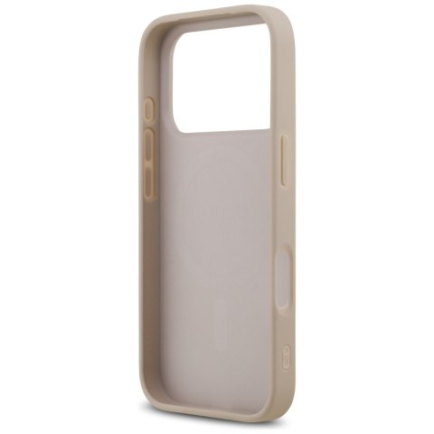 Etui Guess 4G Ring Classic Logo MagSafe do iPhone 17 Pro różowy