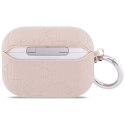 Etui Karl Lagerfeld Monogram Karl & Choupette Head do AirPods Pro 3 różowy