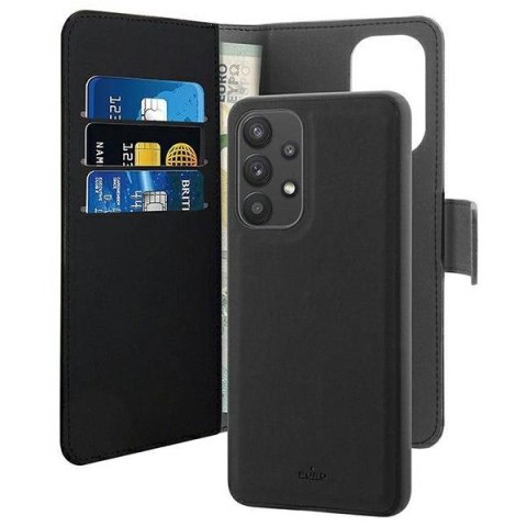 Puro Wallet Detachable Samsung A33 5G A336 2w1 czarne/black SGA33BOOKC3BLK