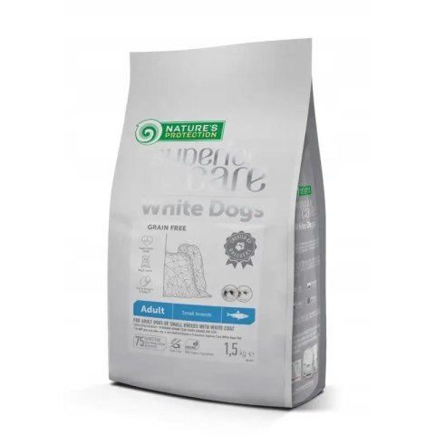 Nature's Protection White Dogs Herring Adult Small Breeds 1,5kg