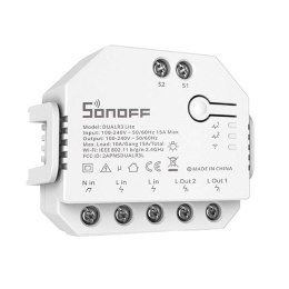 Inteligentny przełącznik WiFi Sonoff Dual R3 Lite