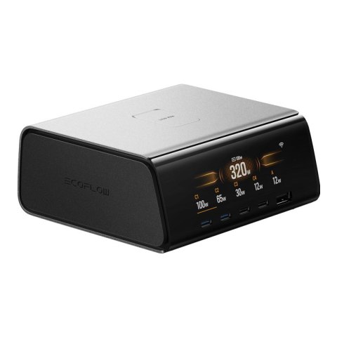 Stacja dokująca EcoFlow RAPID Pro 320W, 4xUSB-C, 1xUSB-A, GaN