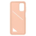 Etui Samsung EF-OA135TP A13 A135 brzoskwiniowy/peach Card Slot Cover