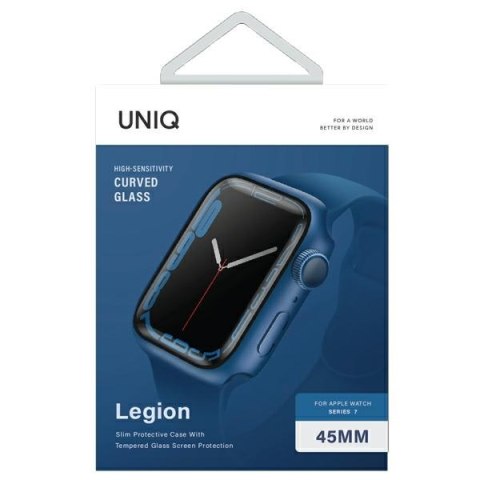 UNIQ etui Legion Apple Watch Series 7 45mm niebieski/blue