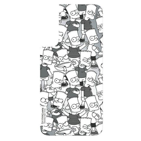 Panel Samsung GP-TOU021HOUJW do etui Frame Cover do Galaxy S22 Simpsons biały/white