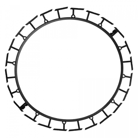 OBRZEŻE OGRODOWE TRAWNIKOWE BORDER 45MM 1M + 3 KOTWY