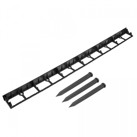 OBRZEŻE OGRODOWE TRAWNIKOWE BORDER 58MM 50M + 150 KOTEW