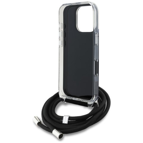 Etui Karl Lagerfeld IML Crossbody Karl&Choupette Head do iPhone 16 Pro czarny