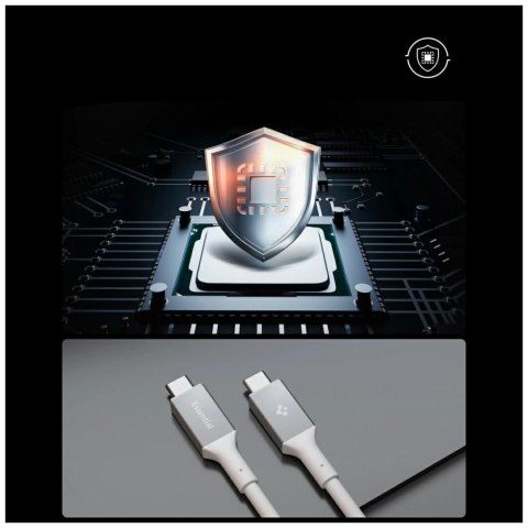 Kabel Spigen EB24012CC Essential USB-C 240W 1.2m biały