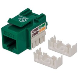 Moduł Keystone Cat5e, UTP RJ45 zaciskany zielony