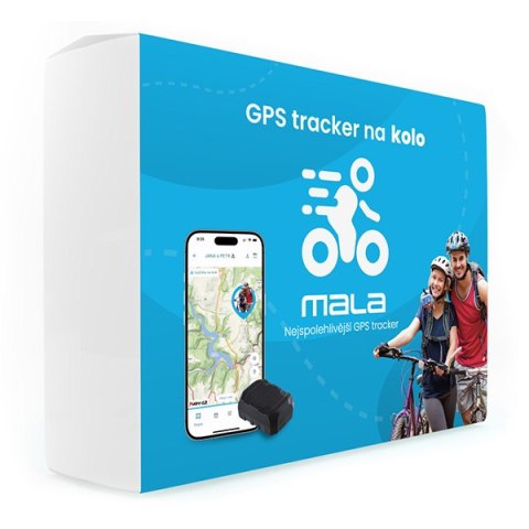 GPS tracker na kolo czarny, ONI 67379, Mala