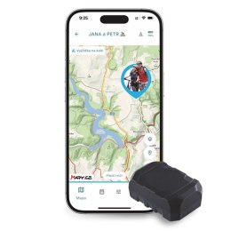 GPS tracker na kolo czarny, ONI 67379, Mala