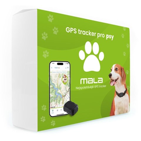 GPS tracker pro psy czarny, ONI 67378, Mala