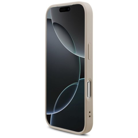 Etui Guess 4G Strap Triangle Logo MagSafe do iPhone 17 Pro różowy