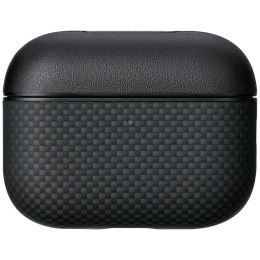 Etui PITAKA Aramid Fiber do AirPods Pro 3 czarno-szary