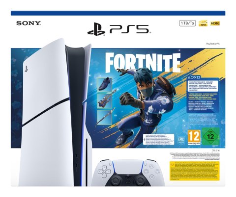 PlayStation 5 Slim + Fortnite Rozkwitający Chaos