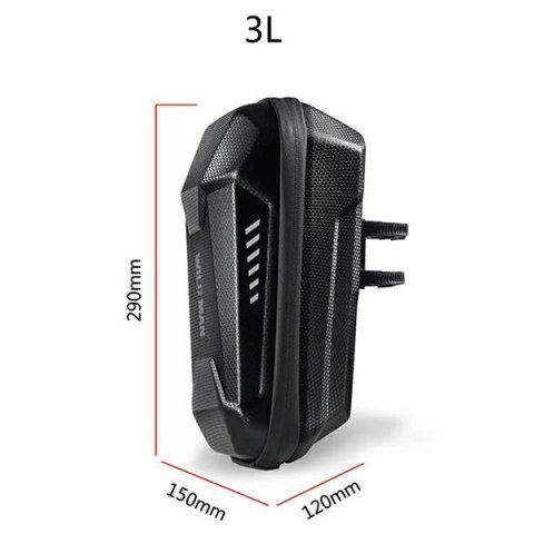 Etui/uchwyt na hulajnogę WILDMAN ES8X Plus sakwa na ramę czarna/black