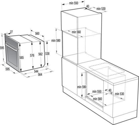 Piekarnik GORENJE BOS6737E06FBG