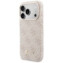 Etui Guess 4G Script MagSafe do iPhone 17 Pro Max różowy