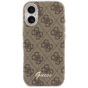 Etui Guess 4G Script MagSafe do iPhone 17 brązowy
