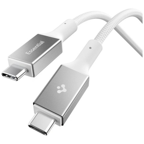 Kabel Spigen EB10015CC Essential USB-C 100W 1.5m biały