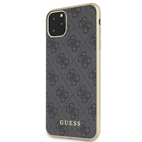 Guess GUHCN65G4GG iPhone 11 Pro Max szary/grey hard case 4G Collection