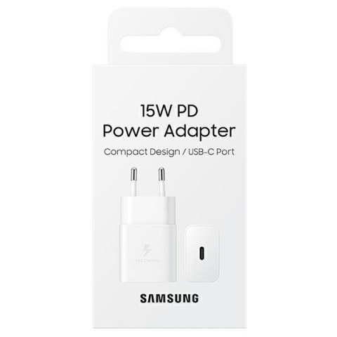 Ładowarka siec. Samsung EP-T1510NW 15W Fast Charge biały/white