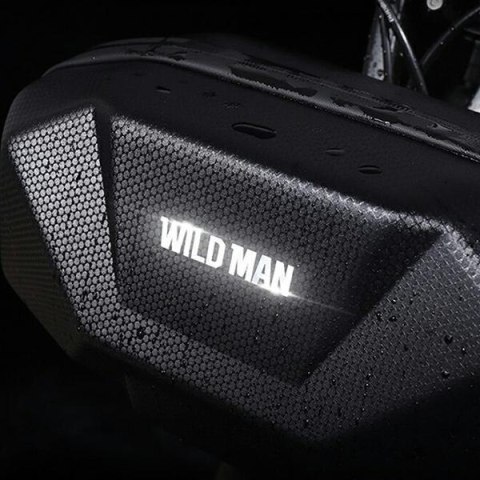 Torba na ramę roweru WILDMAN X9 uchwyt rowerowy czarna/black