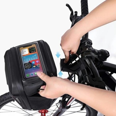 Torba na ramę roweru WILDMAN GS9 uchwyt rowerowy czarna/black