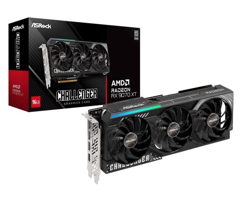 Karta graf. Asrock Challenger RX9070XT 16GB