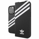 Adidas OR Booklet Case PU iPhone 13 Pro / 13 6,1" czarno biały/black white 47112