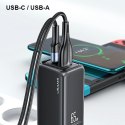 USAMS Ład. siec. 1xUSB-C+1xUSB T47 65W PD Fast Charging Super Si czarny/black CC153TC01 (US-CC153)