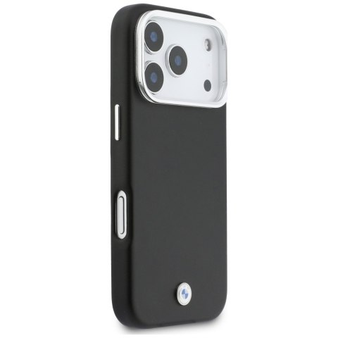 Etui BMW M Sign Metal Logo MagSafe do iPhone 17 Pro czarny