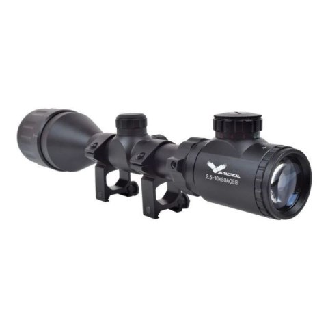 Luneta celownicza JS-Tactical 2,5-10x50 Mil-Dot szyna 22 mm