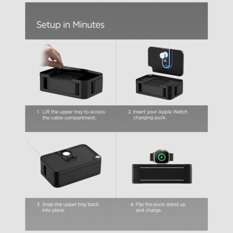 Organizer Spigen do Apple Watch & Pasków S340 czarny