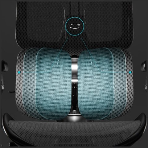 Fotel ergonomiczny Diablo Chairs V-Kinetic czarny