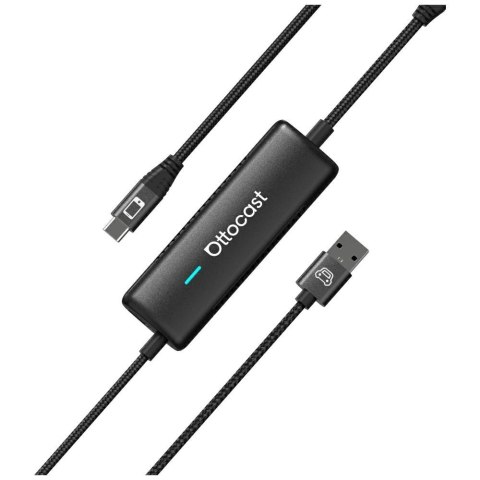 Adapter samochodowy Ottocast CA450-T Mirror Touch CarPlay czarny