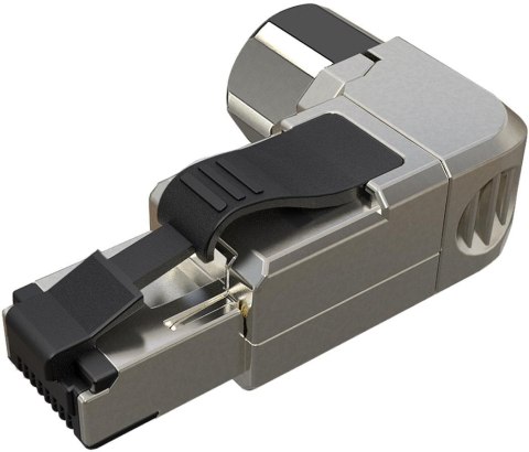 WTYK MODULARNY KONEKTOR PRZEMYSŁOWY SAMOZACISKOWY SOLARIX RJ45 CAT.6A STP 8P8C