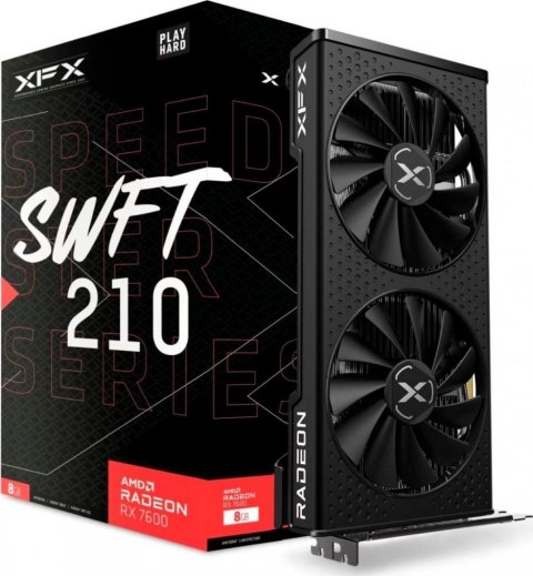 Karta graficzna XFX Radeon RX 7600 Speedster SWFT 210 8GB GDDR6 (RX-76PSWFTFY)