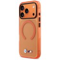 Etui BMW M IML Metal Logos MagSafe do iPhone 17 Pro pomarańczowy