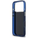 Etui Guess IML 4G Script Metal do iPhone 17 Pro Max niebieski