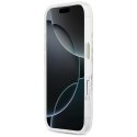Etui Guess IML Script Metal MagSafe do iPhone 17 Pro Max przezroczysty