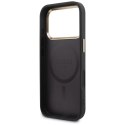 Etui Guess Perforated 4G MagSafe do iPhone 17 Pro Max czarny