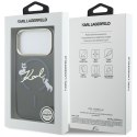 Etui Karl Lagerfeld IML Choupettes Karl Script Logo MagSafe do iPhone 17 Pro Max czarny