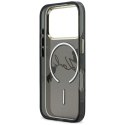 Etui Karl Lagerfeld IML Choupettes Karl Script Logo MagSafe do iPhone 17 Pro czarny