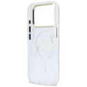 Etui Karl Lagerfeld IML Choupettes Karl Script Logo MagSafe do iPhone 17 Pro przezroczysty