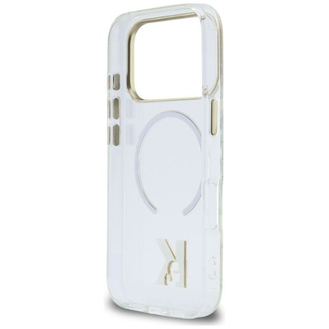 Etui Karl Lagerfeld IML K Head Logo MagSafe do iPhone 17 Pro Max przezroczysty