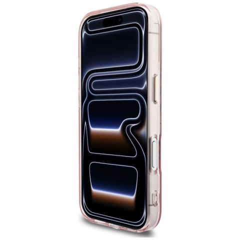 Etui Karl Lagerfeld IML KL Script Logo MagSafe do iPhone 17 Pro Max różowy