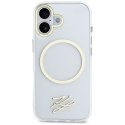 Etui Karl Lagerfeld IML KL Script Logo MagSafe do iPhone 17 przezroczysty