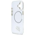 Etui Karl Lagerfeld IML KL Script Logo MagSafe do iPhone 17 przezroczysty